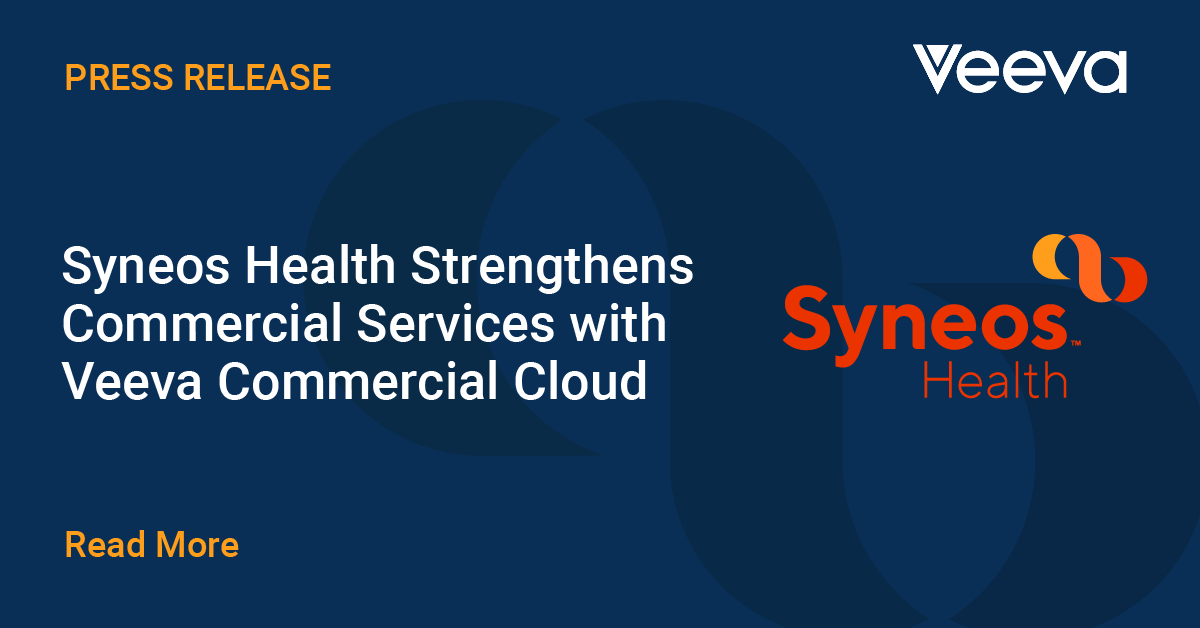 Syneos Health Strengthens Commercial Services with Veeva Commercial