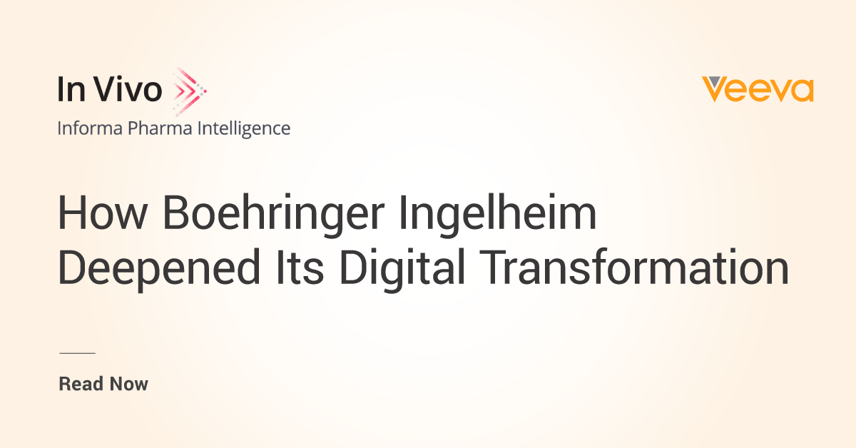 How Boehringer Ingelheim Deepened Its Digital Transformation | Veeva ...