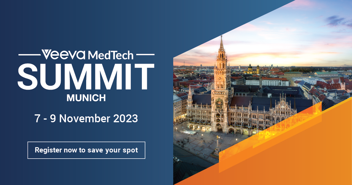 EU Summit 2023 Travel Veeva MedTech
