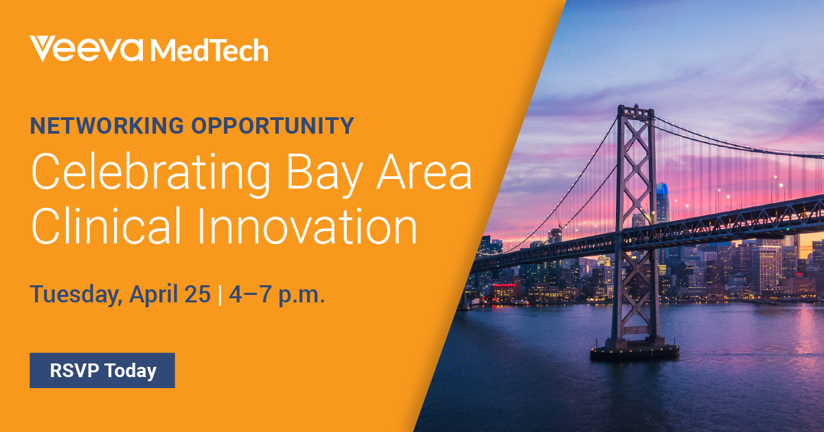 Veeva MedTech Clinical Community Celebrating Bay Area Innovation