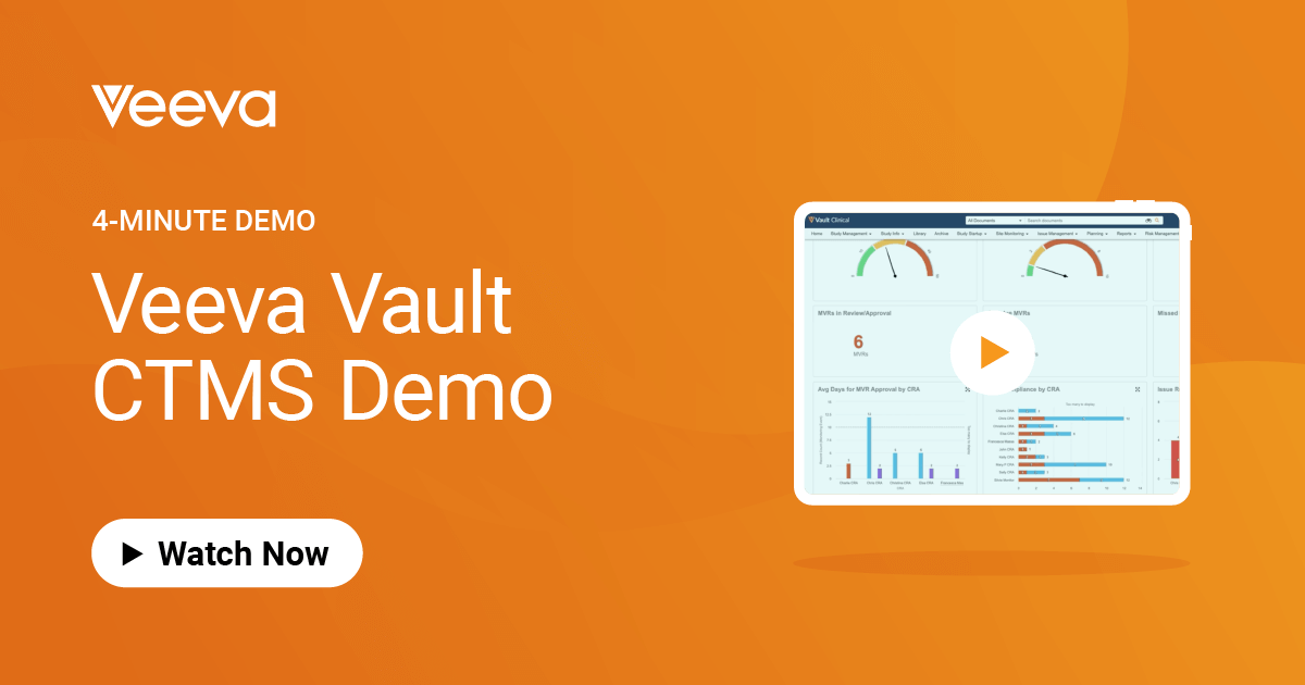 Veeva Vault CTMS Demo | Veeva