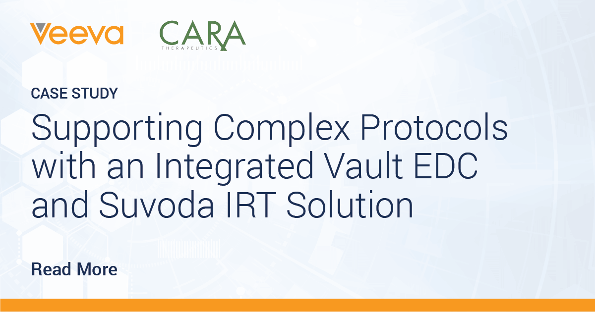 Supporting Complex Protocols With An Integrated Vault EDC And Suvoda ...