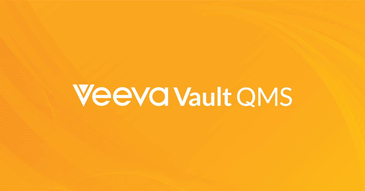 Vault QMS | Pharma Quality Management System | Veeva