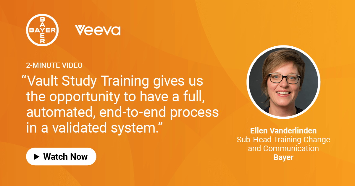 Streamlining Training and Enhancing Oversight | Veeva