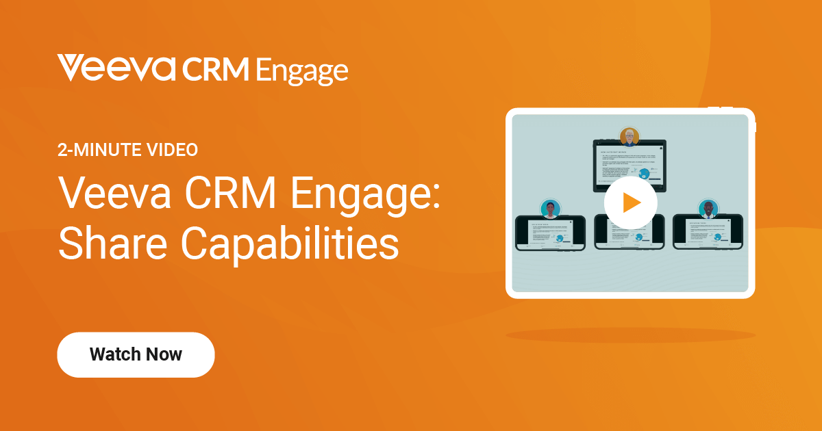 Veeva CRM Engage: Share Capabilities | Veeva