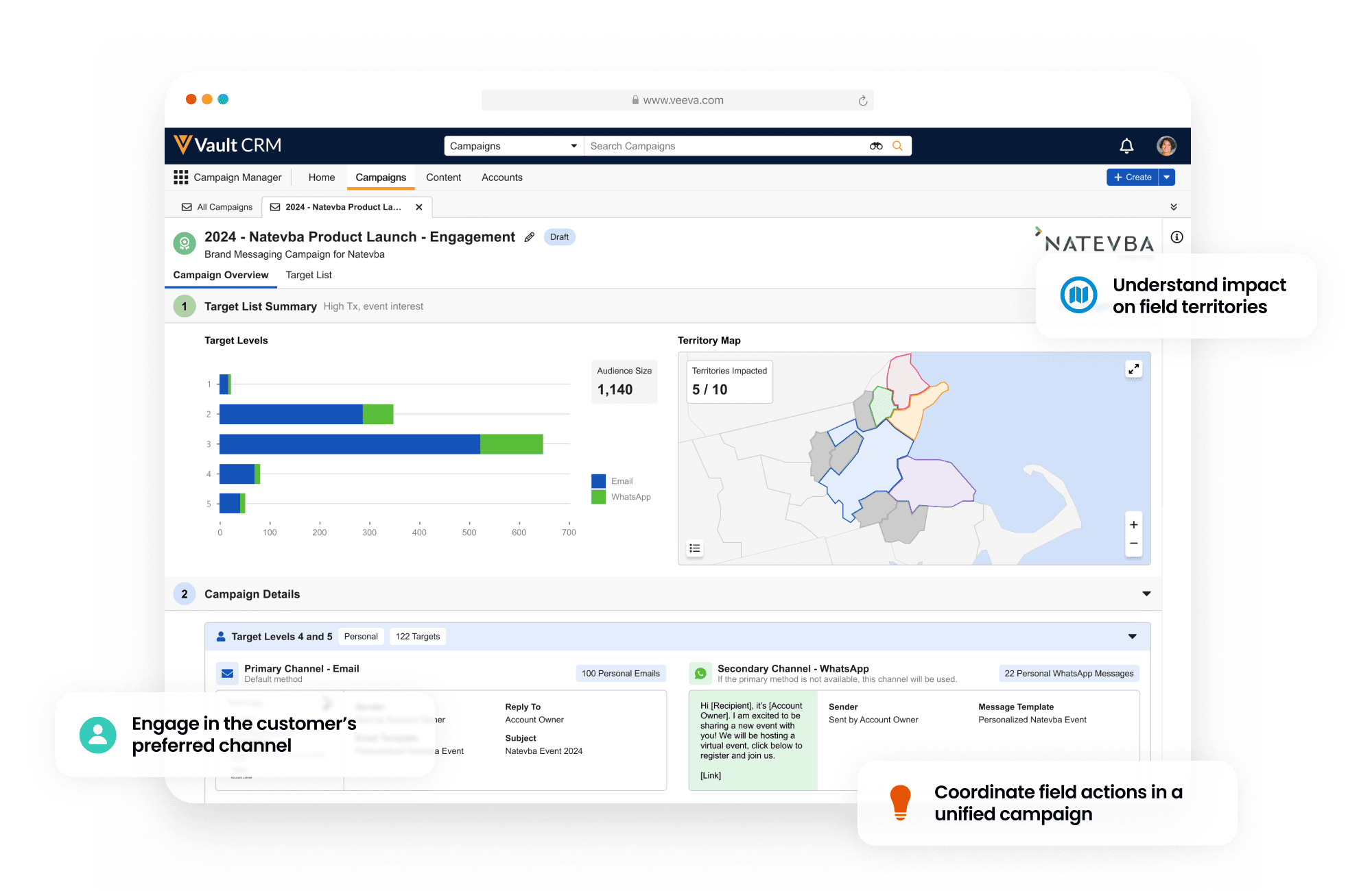 Vault CRM Campaign Manager | Synchronize Sales and Marketing for Greater Impact